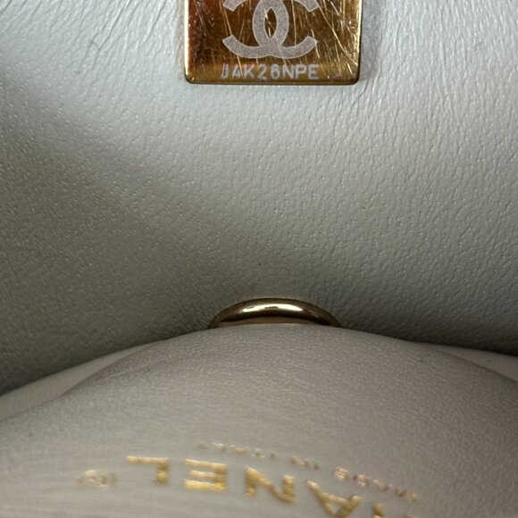 Chanel Grey Mini Rectangular Classic Flap Bag - Picture 8 of 8